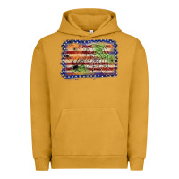 Pigment Peanut Butter American flag halloween background Urban Hoodie - JahusDesignShop