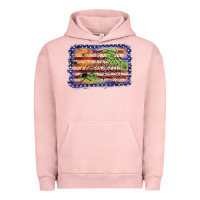 Pigment Salmon American flag halloween background Urban Hoodie - JahusDesignShop