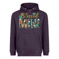 Plum blessed mini with leopard and aztec Heavyweight Hoodie - texasbilliewilder