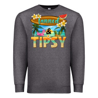 Charcoal Heather tanned and tipsy Premium Sweatshirt - texasbilliewilder