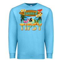 Ocean Blue tanned and tipsy Premium Sweatshirt - texasbilliewilder