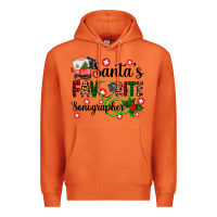 Carrot santa's favorite sonographer Premium Hoodie - AdoDesignShop