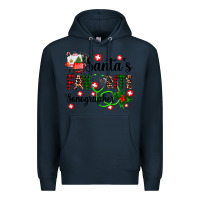 Navy santa's favorite sonographer Premium Hoodie - AdoDesignShop