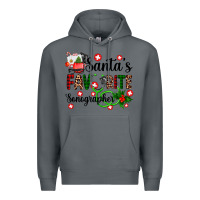 Rock santa's favorite sonographer Premium Hoodie - AdoDesignShop