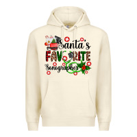 Sandshell santa's favorite sonographer Premium Hoodie - AdoDesignShop