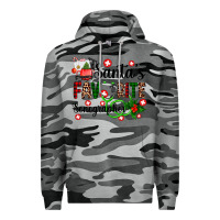 Slate Camo santa's favorite sonographer Premium Hoodie - AdoDesignShop