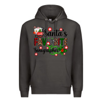 Smoke santa's favorite sonographer Premium Hoodie - AdoDesignShop
