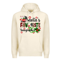 Tofu santa's favorite sonographer Premium Hoodie - AdoDesignShop