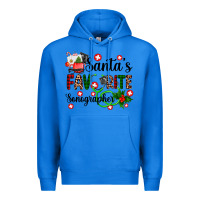 True Royal santa's favorite sonographer Premium Hoodie - AdoDesignShop