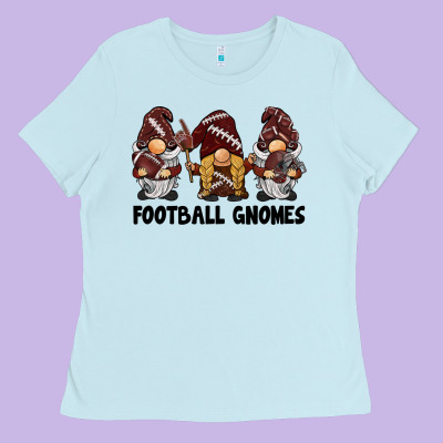 Football Gnomes Ladies Tee Designed By Barkaloodesign
