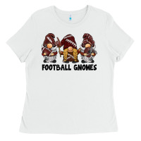 White football gnomes Ladies Tee - BarkalooDesign