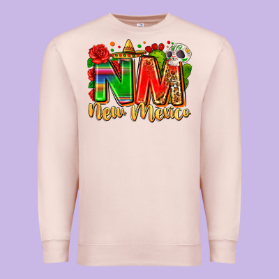New Mexico Premium Sweatshirt Designed By Zillion Design Studio