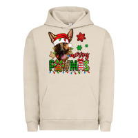 Pigment French Oak merry pawmas christmas german shepherd Urban Hoodie - Jasminsmagicworld