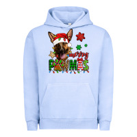 Pigment Grape Ice merry pawmas christmas german shepherd Urban Hoodie - Jasminsmagicworld