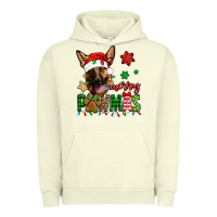 Pigment Pistachio merry pawmas christmas german shepherd Urban Hoodie - Jasminsmagicworld