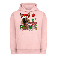 Pigment Salmon merry pawmas christmas german shepherd Urban Hoodie - Jasminsmagicworld
