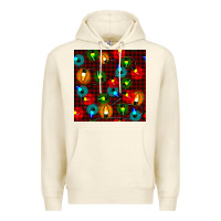 Christmas Lights Seamless Pattern Premium Hoodie | Teevron