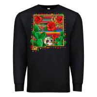 Black new mexico map Premium Sweatshirt - Zillion Design Studio