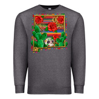 Charcoal Heather new mexico map Premium Sweatshirt - Zillion Design Studio