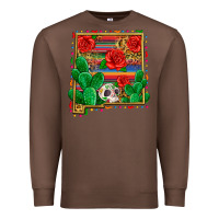 Chestnut new mexico map Premium Sweatshirt - Zillion Design Studio