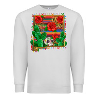 Dove Grey new mexico map Premium Sweatshirt - Zillion Design Studio