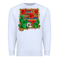 White new mexico map Premium Sweatshirt - Zillion Design Studio