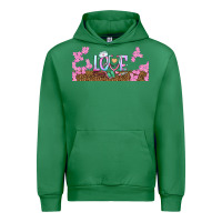 Emerald watercolor love nurse libbey glass Urban Hoodie - BundleAndBundleShop