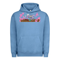 Pigment Pebble Blue watercolor love nurse libbey glass Urban Hoodie - BundleAndBundleShop