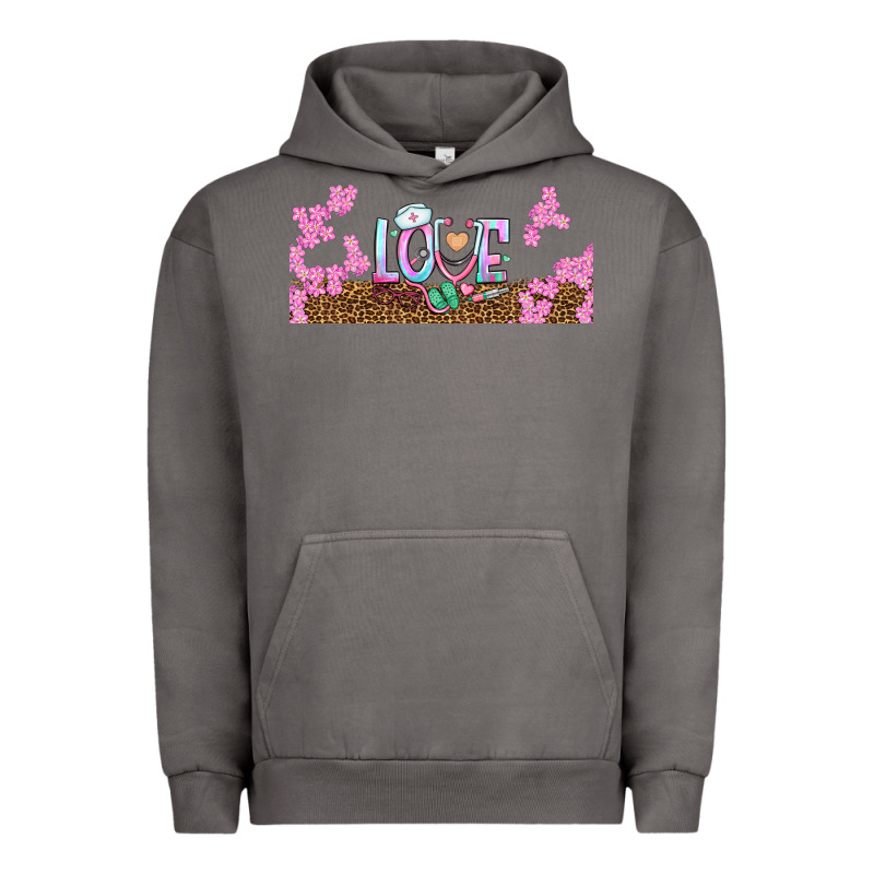 Watercolor Love Nurse Libbey Glass Urban Hoodie by BundleAndBundleShop | Teevron