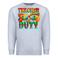 Heather Grey teacher off duty Premium Sweatshirt - texasbilliewilder
