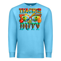 Ocean Blue teacher off duty Premium Sweatshirt - texasbilliewilder