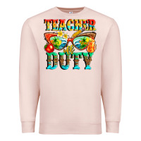 Pale Pink teacher off duty Premium Sweatshirt - texasbilliewilder