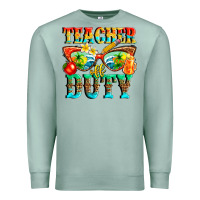 Seafoam teacher off duty Premium Sweatshirt - texasbilliewilder