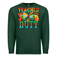 Sports Green teacher off duty Premium Sweatshirt - texasbilliewilder