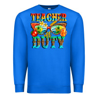 True Royal teacher off duty Premium Sweatshirt - texasbilliewilder