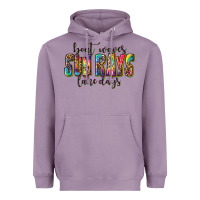 Lavender boat waves sun rays lake days Heavyweight Hoodie - texasbilliewilder