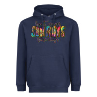 Navy boat waves sun rays lake days Heavyweight Hoodie - texasbilliewilder