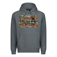 Rock sunflower gemstone background Premium Hoodie - JahusDesignShop