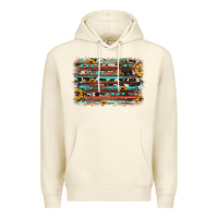 Sandshell sunflower gemstone background Premium Hoodie - JahusDesignShop