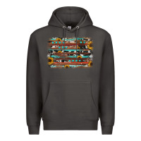 Smoke sunflower gemstone background Premium Hoodie - JahusDesignShop