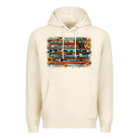 Tofu sunflower gemstone background Premium Hoodie - JahusDesignShop