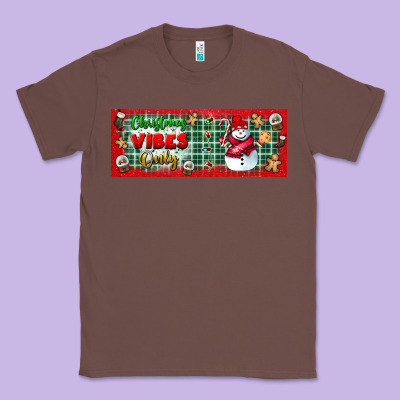 Christmas Vibes Only Classic Tee Designed By Bundleandbundleshop
