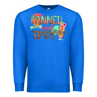 True Royal tanned and tipsy Premium Sweatshirt - texasbilliewilder