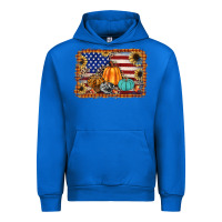 Cobalt american flag fall backgraund Urban Hoodie - JahusDesignShop
