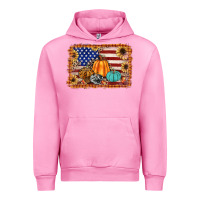 Fuchsia Pink american flag fall backgraund Urban Hoodie - JahusDesignShop