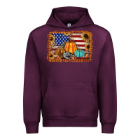 Mauve Wine american flag fall backgraund Urban Hoodie - JahusDesignShop