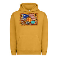 Pigment Peanut Butter american flag fall backgraund Urban Hoodie - JahusDesignShop
