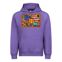 Tulip american flag fall backgraund Urban Hoodie - JahusDesignShop