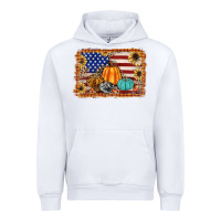 White american flag fall backgraund Urban Hoodie - JahusDesignShop