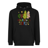 Black Oh Christmas tree Christmas cake Heavyweight Hoodie - RanaPortraitStore